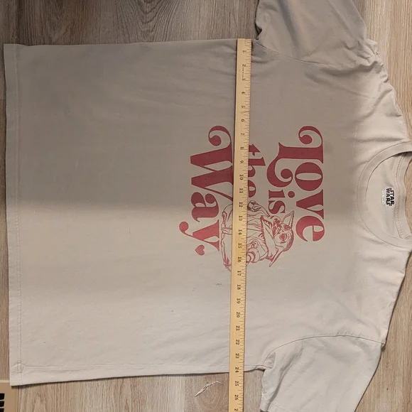 Love Is The Way Grogu The Child Tee MANDALORIAN STAR WARS X DISNEY XXL - Picture 3 of 9